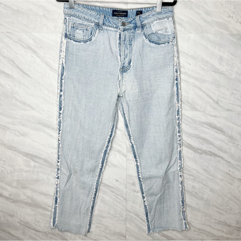 Lucky Brand Patchwork The High Rise Tom Boy 6